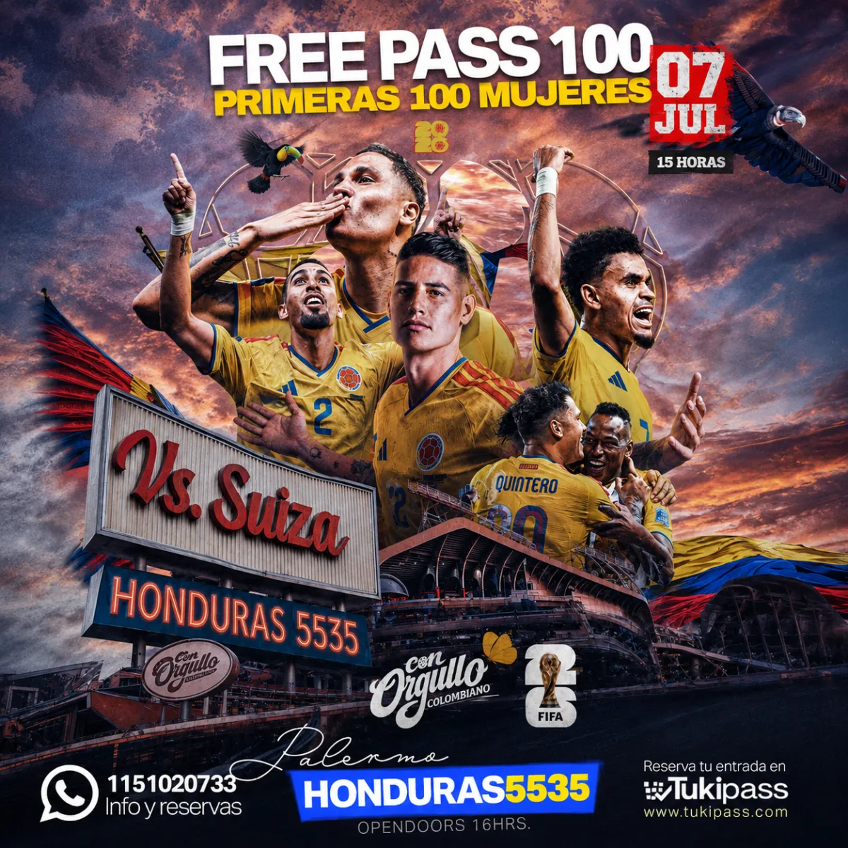 Colombia VS. Suiza por Gol Caracol